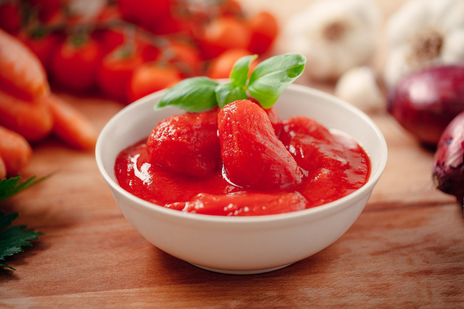 Cà chua Ý hữu cơ Bóc vỏ Sottolestelle 400g Organic Peeled Tomatoes | Tiki