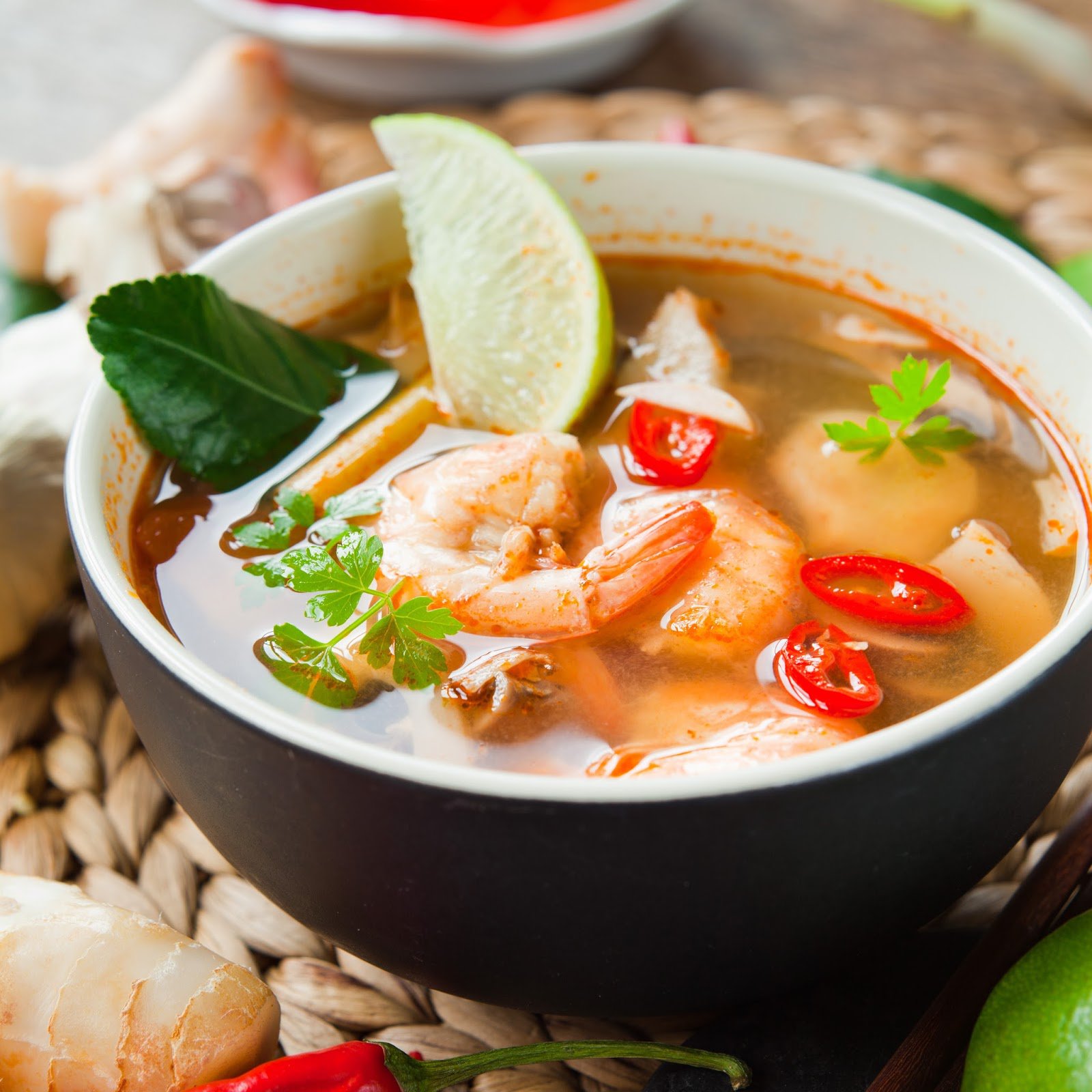Thai Tom Yum Soup - Monash Fodmap