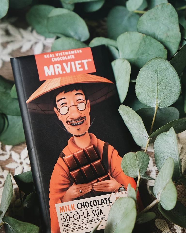 Socola Sữa Mr.Viet 60g – Milk Chocolate Mr.Viet 60g