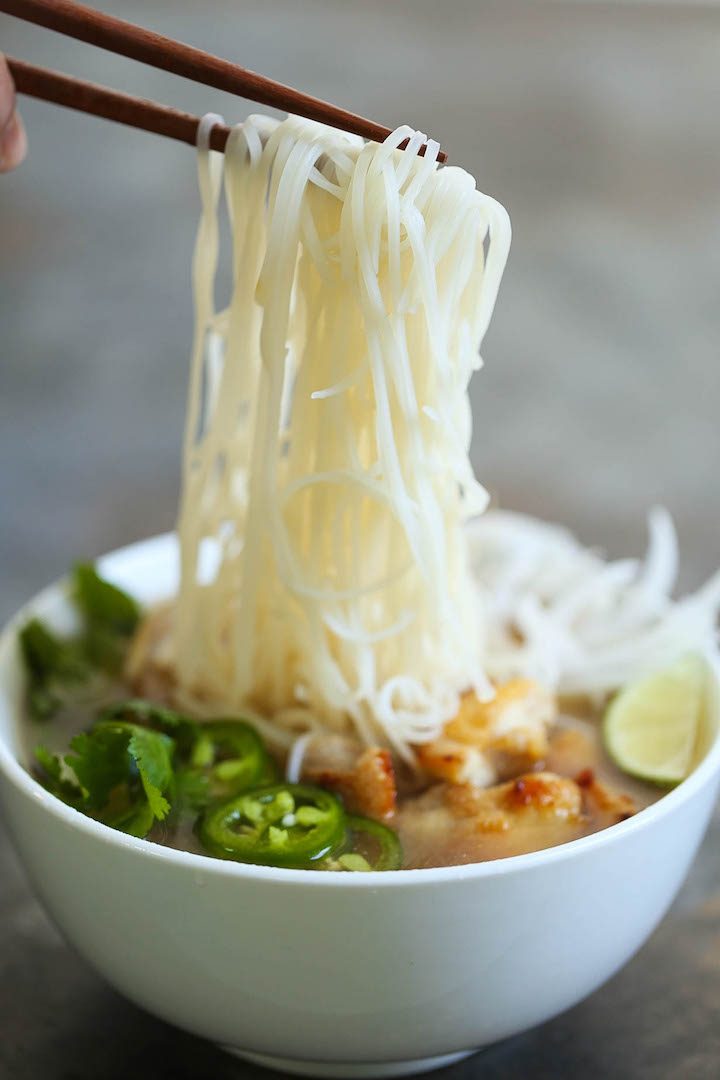 Cheater Pho (Asian Noodle Soup) - Damn Delicious