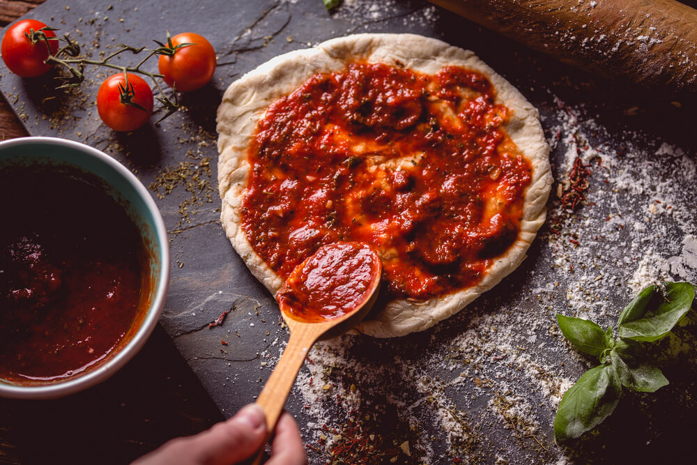 Kết quả hình ảnh cho pizza sauce lasicilia 4.1kg
