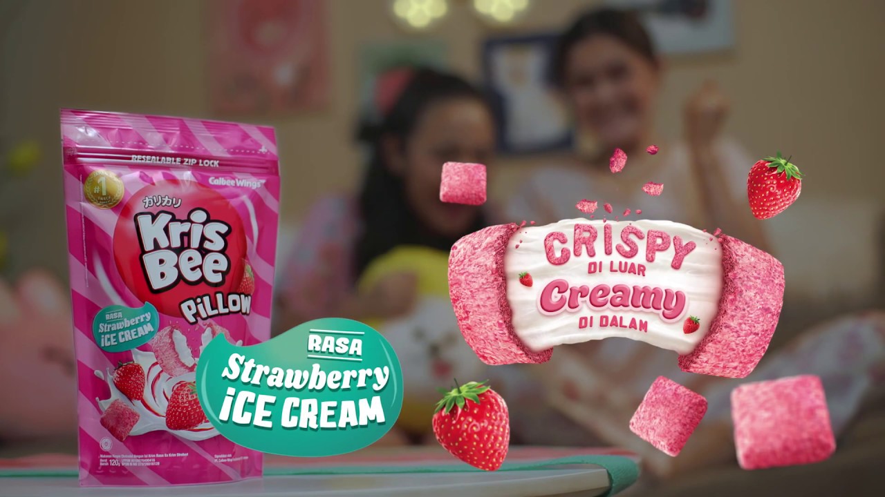 Bumper Krisbee Pillow Strawberry Ice Cream - YouTube