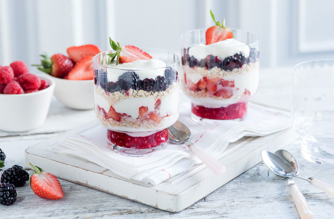 Fruity Yogurt Cups | Healthy Dessert Recipes | Tesco Real Food