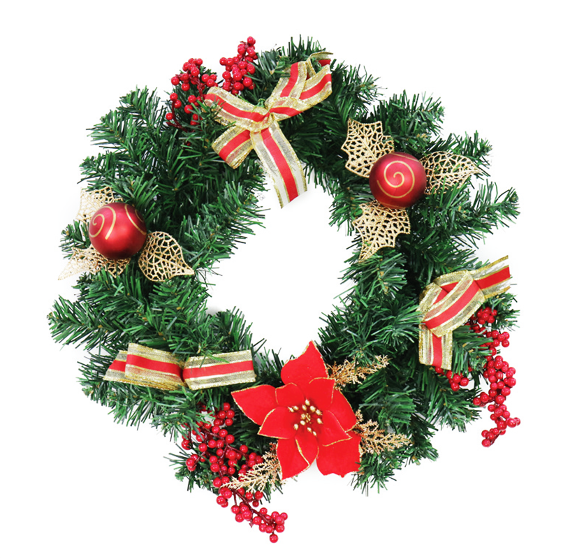 Vòng Hoa Trạng Nguyên Đỏ Trang Trí Giáng Sinh Uncle Bills - Wreath ...