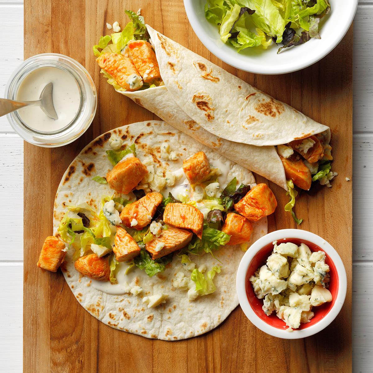 Spicy Buffalo Chicken Wraps Recipe: How to Make It