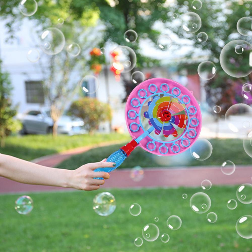 Windmill Bubble Blower Pinwheel Bubble Wand Spinner Bubble Maker - Walmart.com
