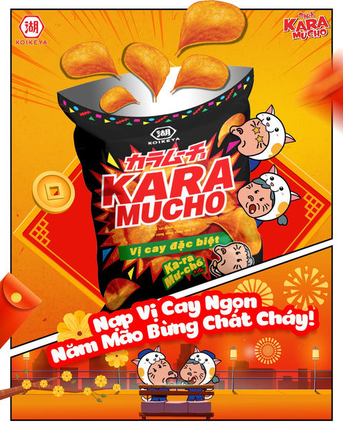 Snack khoai tây vị cay đặc biệt Karamucho