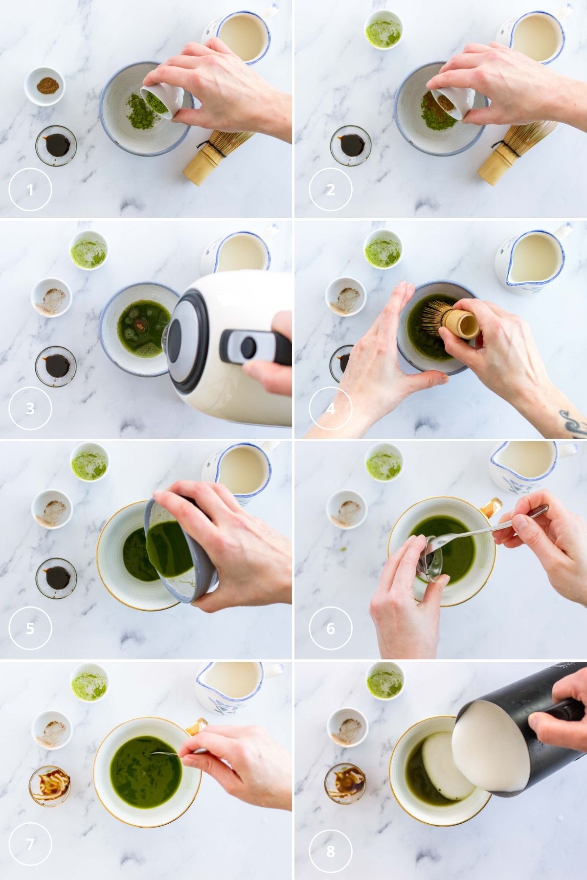 Gingerbread Matcha Latte | Natalie's Health