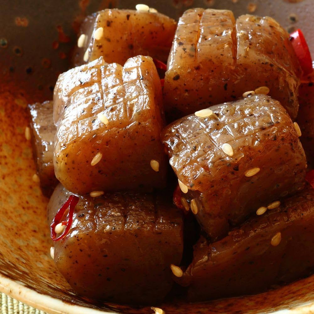 Amazon.co.jp: Stir-fried konnyaku with a tangy flavor of chili pepper, stir-fried konnyaku, room temperature (2.2 lbs (1 kg) : Food, Beverages & Alcohol