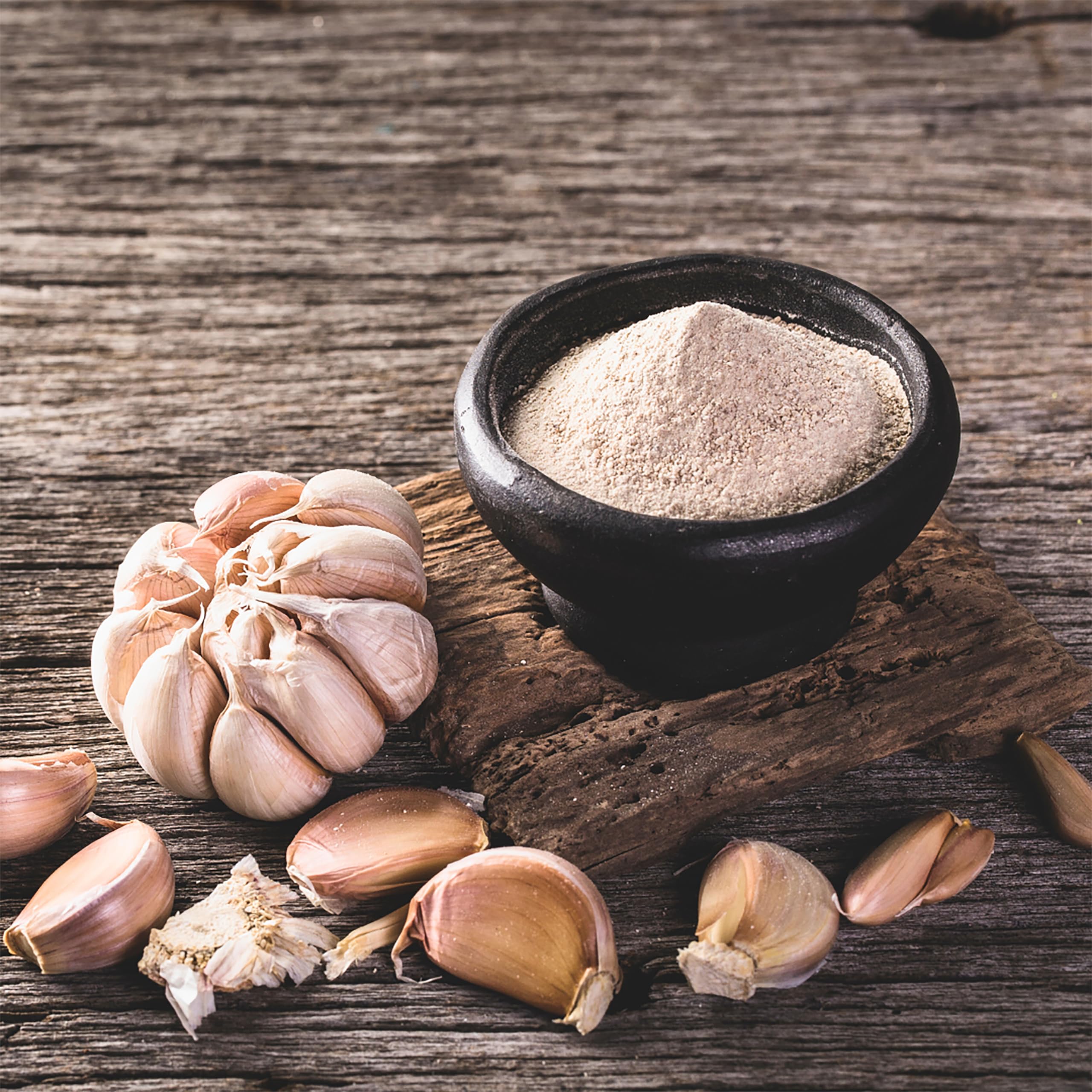 Garlic powder (500 g), ground garlic, 100% natural from gently dried garlic, naturally without additives, vegan : Amazon.de: Grocery