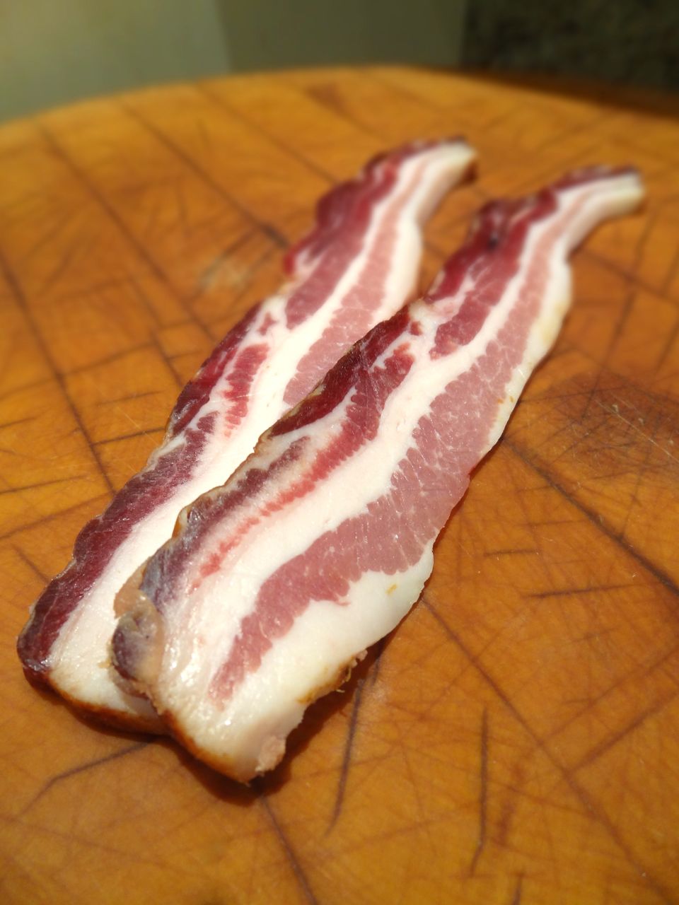 Scrumpdillyicious: Caesar Salad with Smoked Bacon & Quail's Eggs