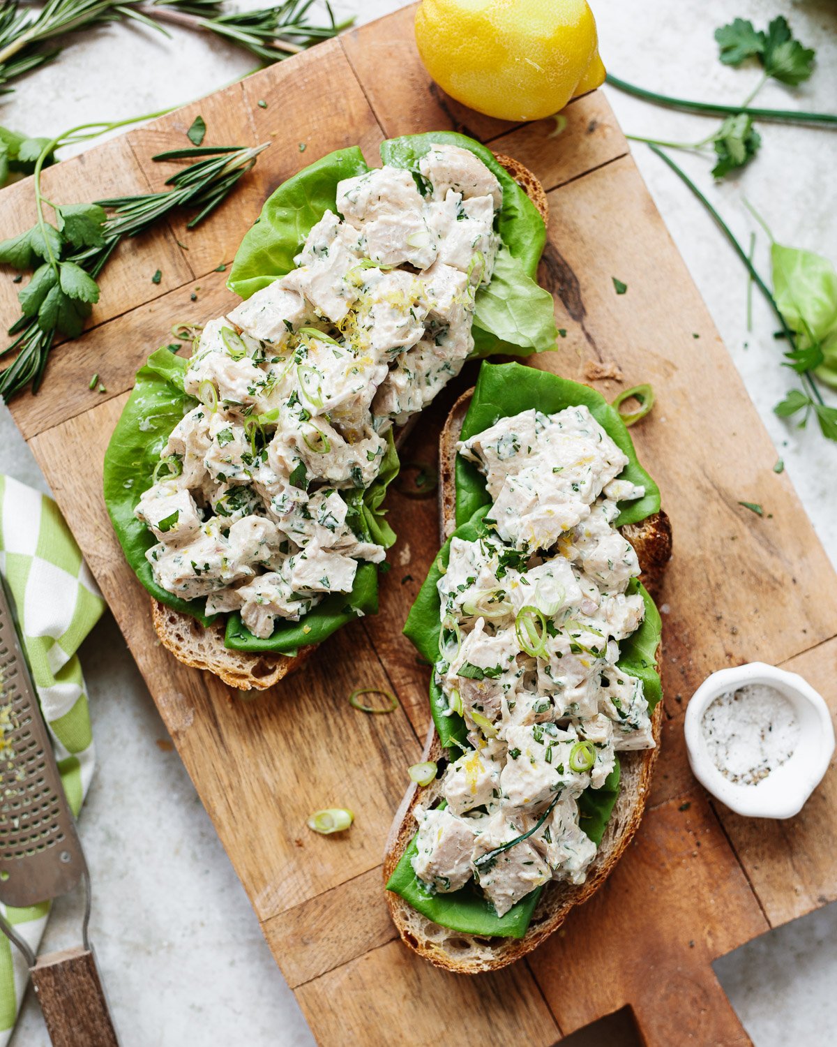 Chunky Chicken Salad with Lemon Herb Mayo