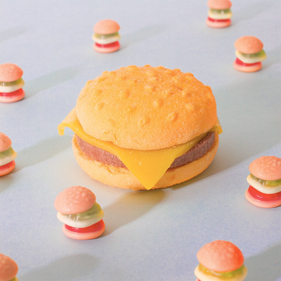 This Giant Gummy Burger Needs Strawberry Jam Ketchup