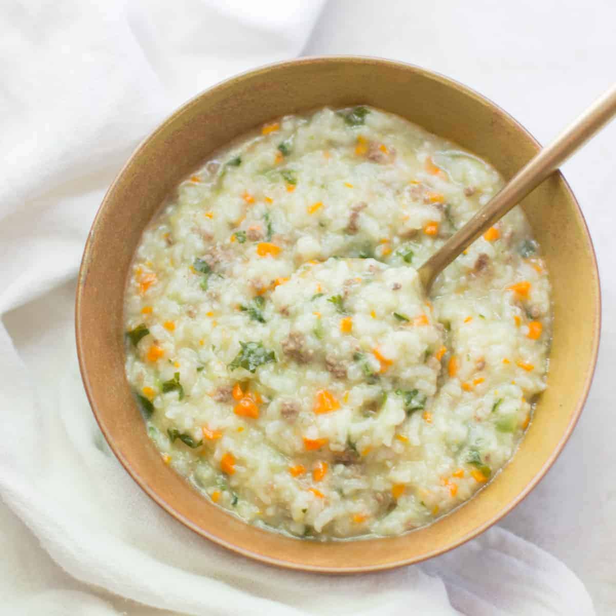Vegetable porridge for baby online