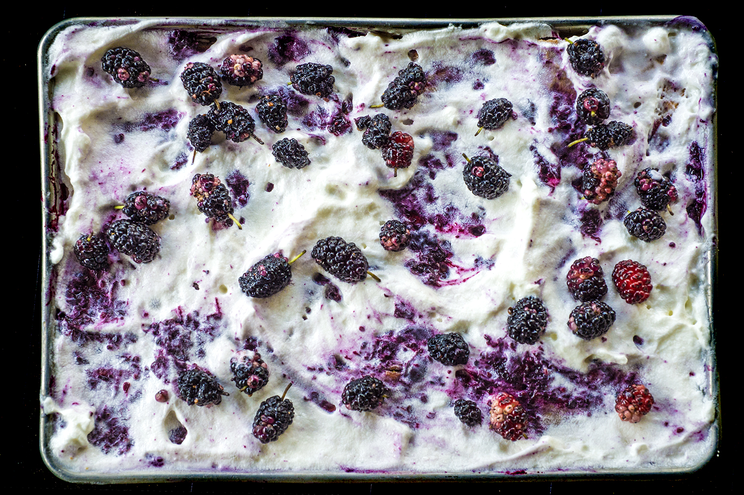 Mulberry Icebox Cake - The Two Bananas