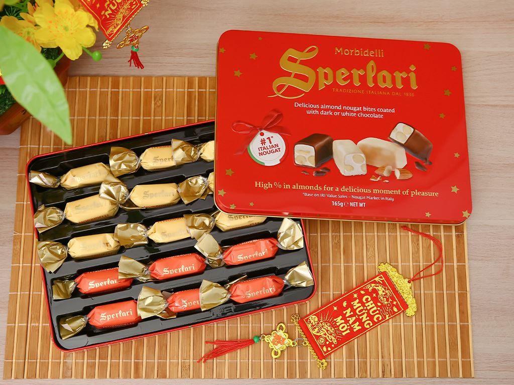 Socola nhân nougat Sperlari 165g Bách hóa XANH