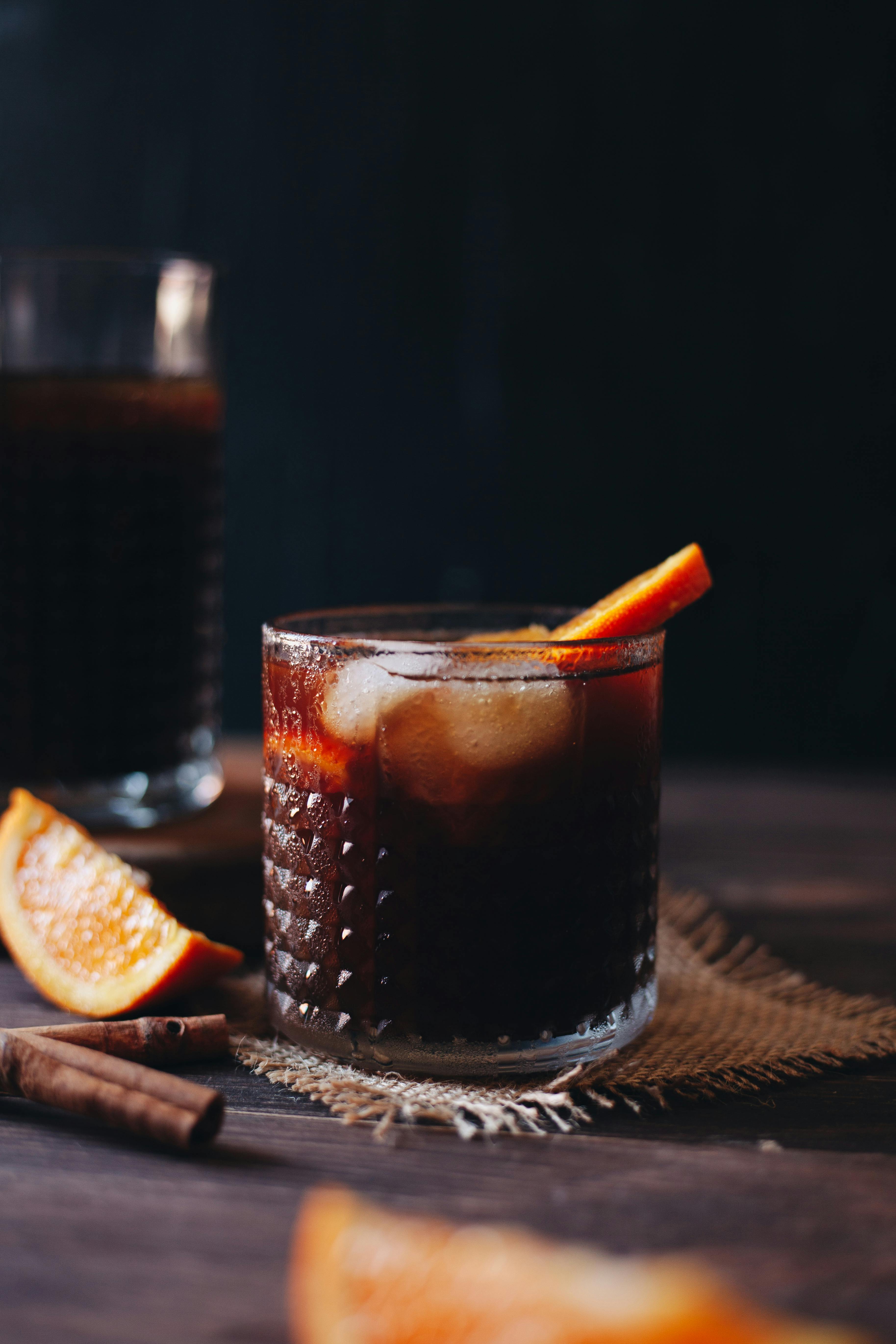 Refreshing Cold Brew Coffee with Orange and Cinnamon · Free Stock Photo