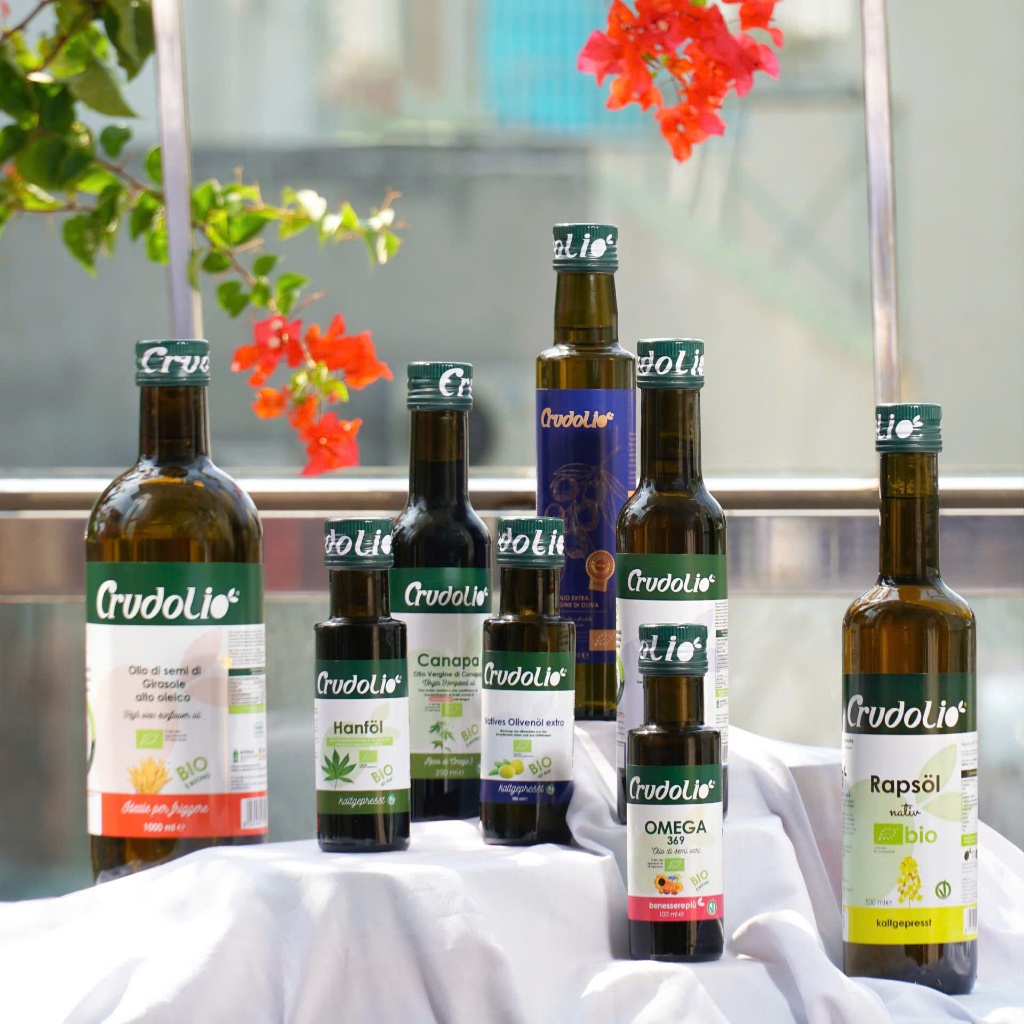 Dầu Ăn Hữu Cơ Ép Lạnh Nguyên Chất CRUDOLIO, Dầu Olive, Dầu ...