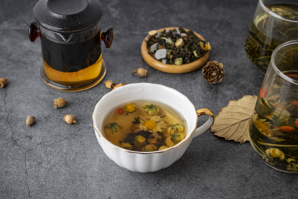 Chongyang Festival Chrysanthemum Tea Photography Picture Background And Picture For Free Download - Pngtree